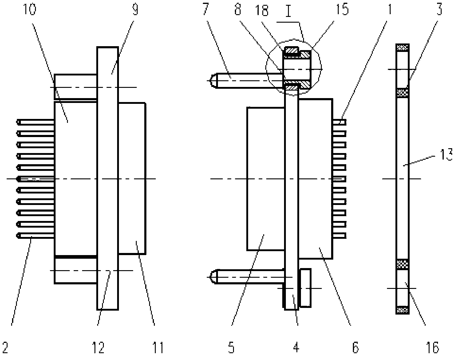 Floating rectangular electric connector