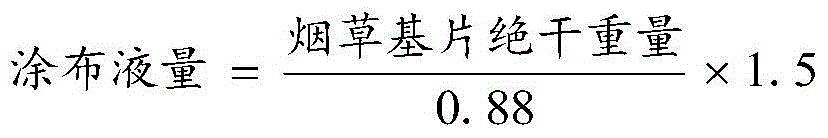 Tobacco sheet coating liquid containing natural pigment and preparing method thereof