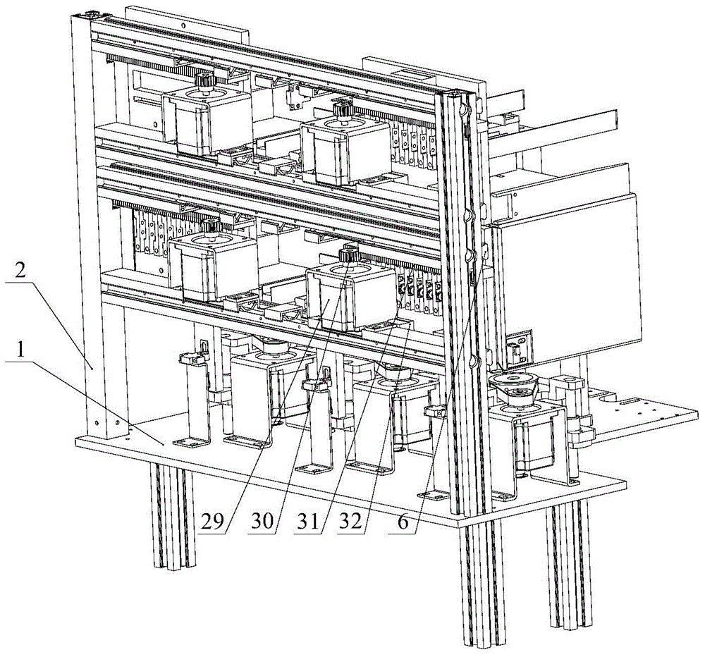 Test tube bar code pasting machine