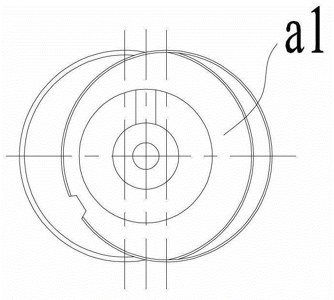 Double-cylinder rotating compressor and eccentric assembling method thereof