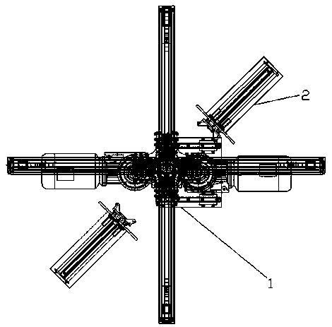 Bearing inner ring rotary cleaning device