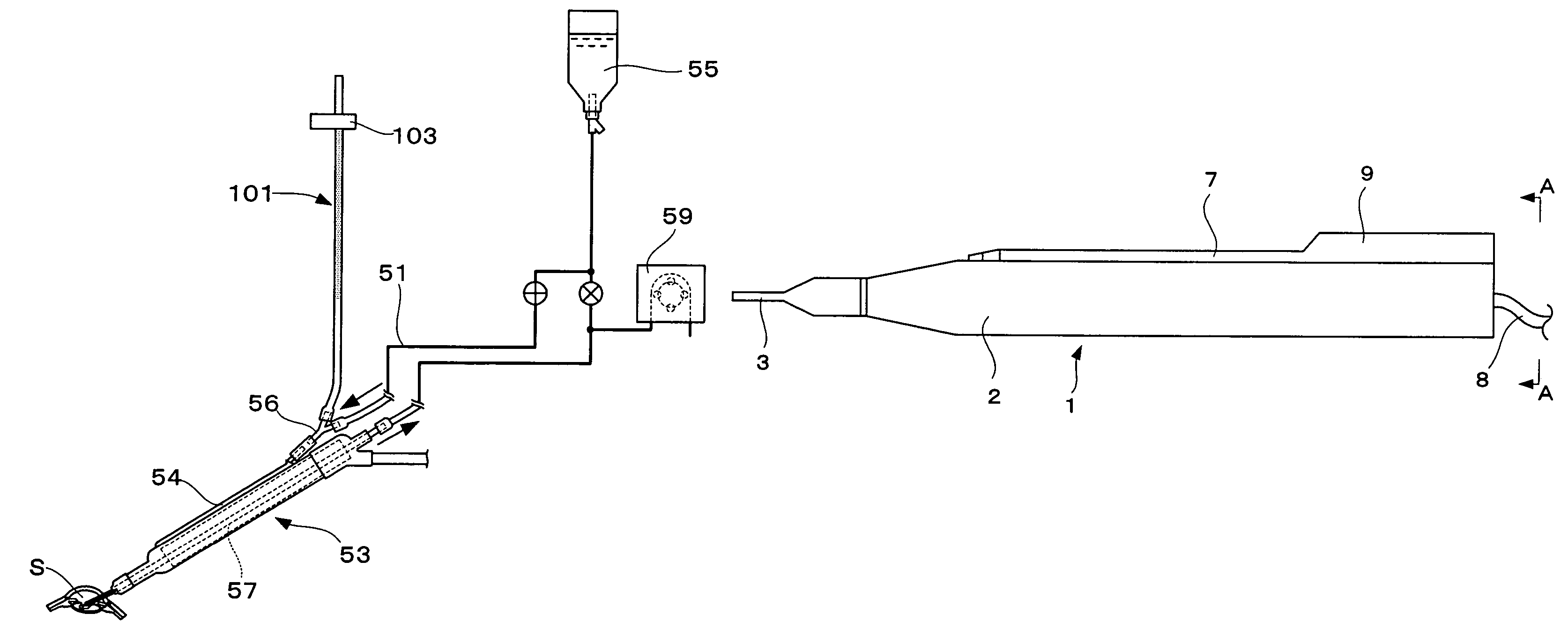 Decompression-compensating instrument for ocular surgery, instrument for ocular surgery provided with the same and method of ocular surgery