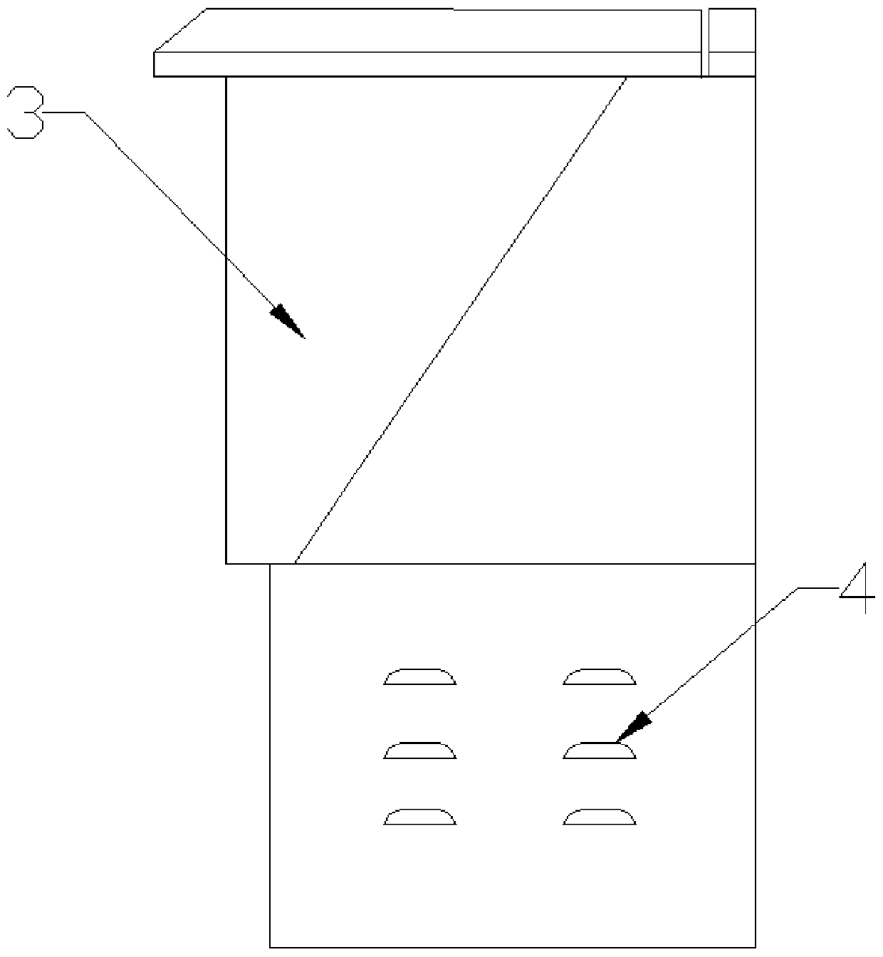 A cable branch box convenient for wiring