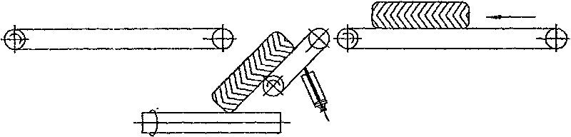 Pushing-out type rapid shunting device for tyres