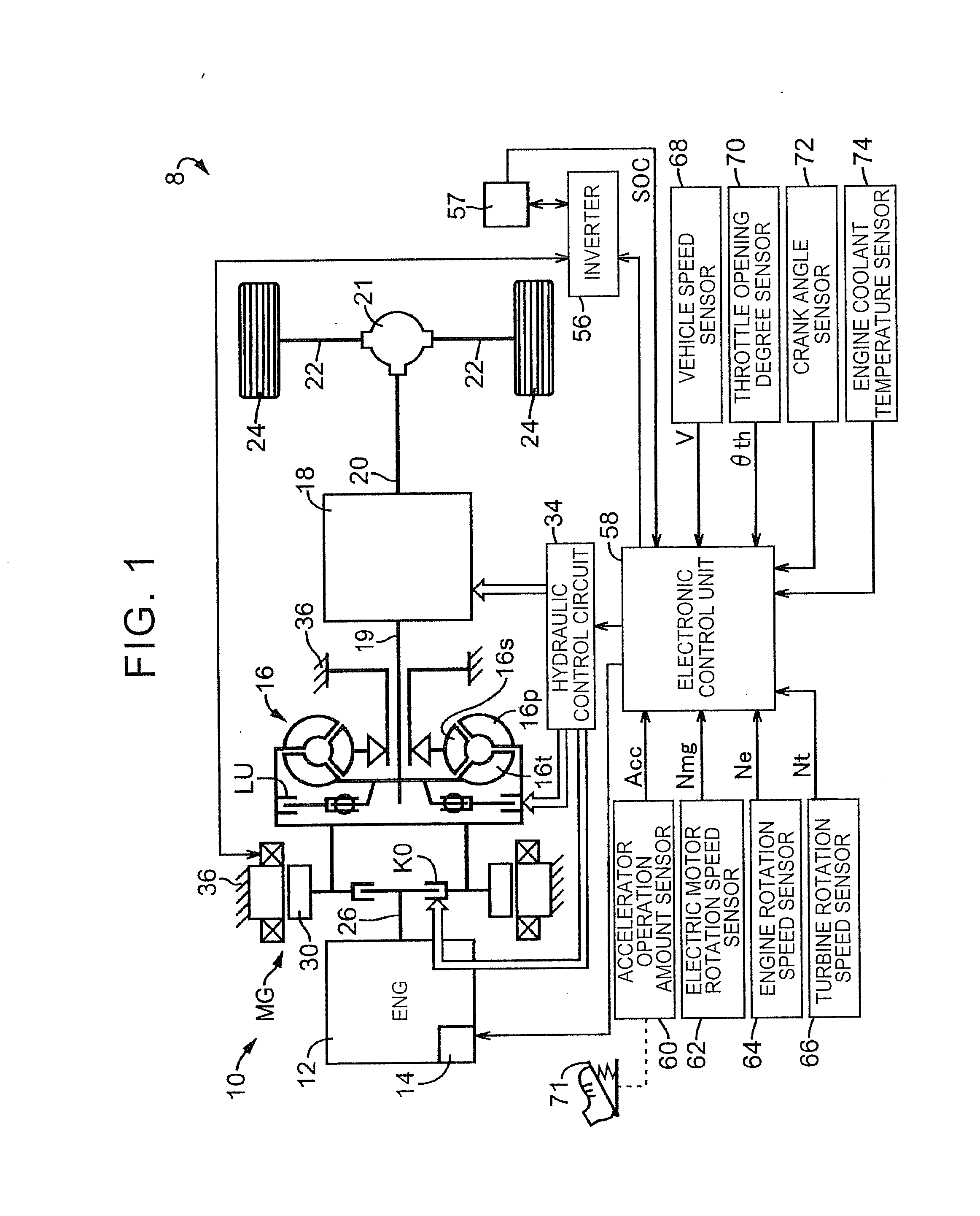 Control device and control method for vehicle