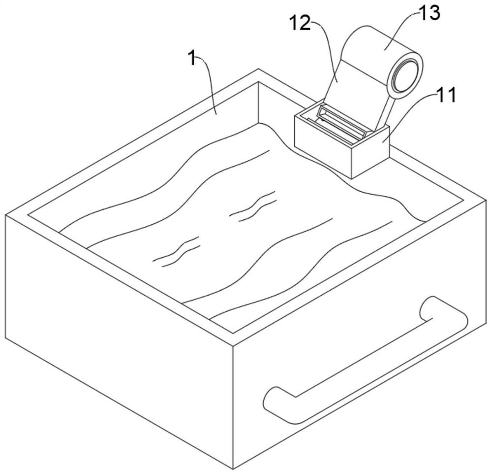 Chemical adding device for coal slime sedimentation tank