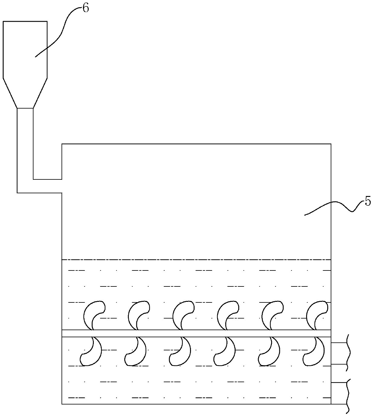 A treatment process for chromium-containing sewage