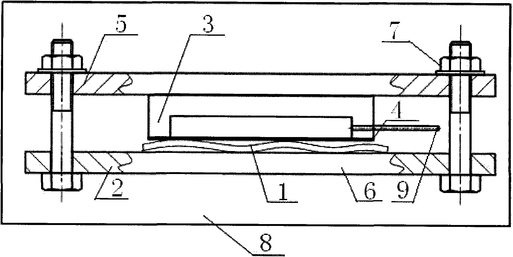 Method for levelling metal plate with stress deformation by utilizing vacuum annealing