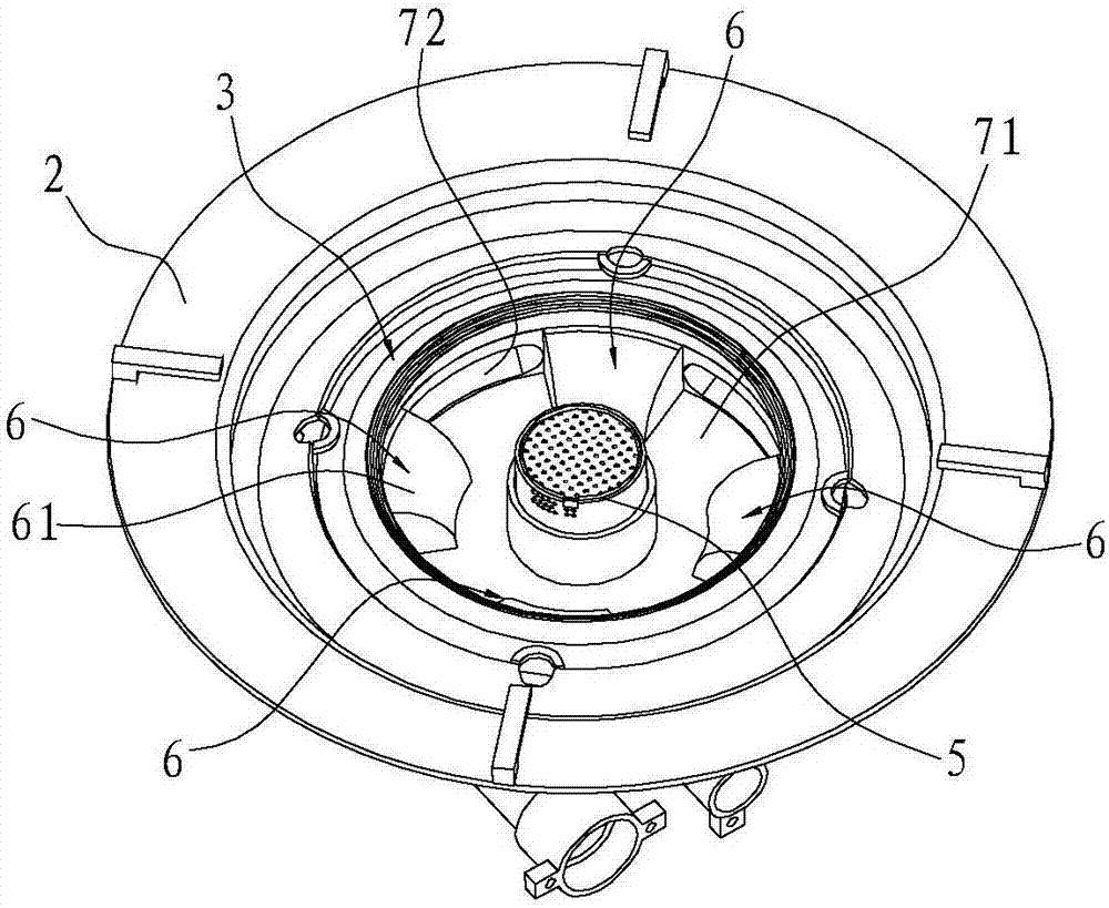 Combustor for gas stove