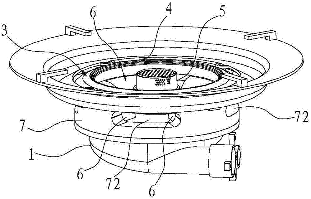 Combustor for gas stove