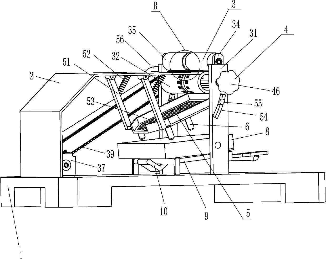 Adjustable resistance two-end pin cutting device for computer production