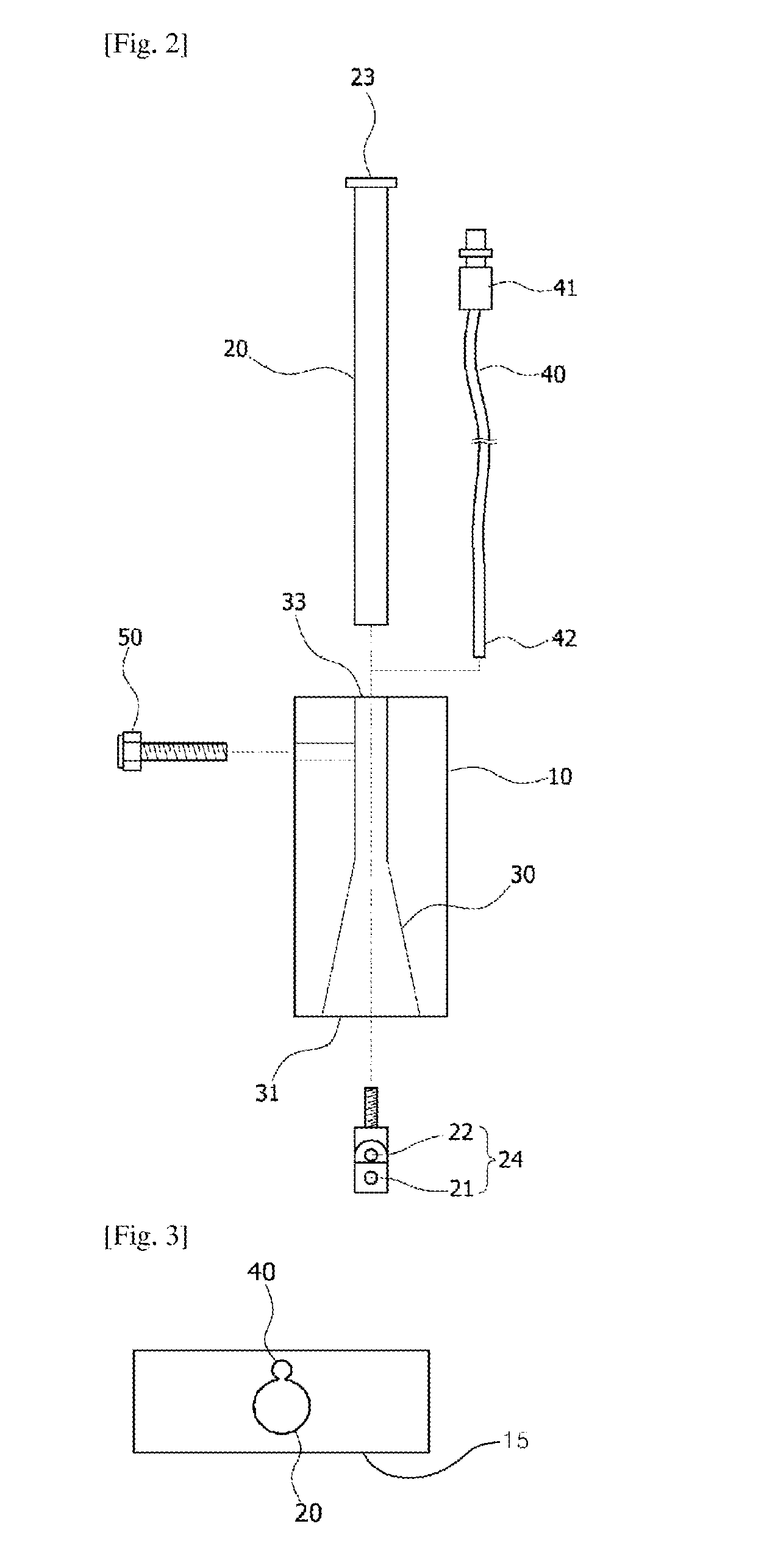 Fixing device for inhalation anesthesia of rodents