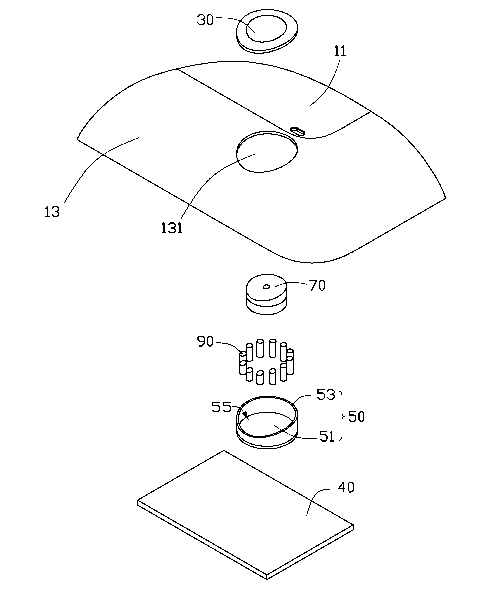 Electronic device with camera module