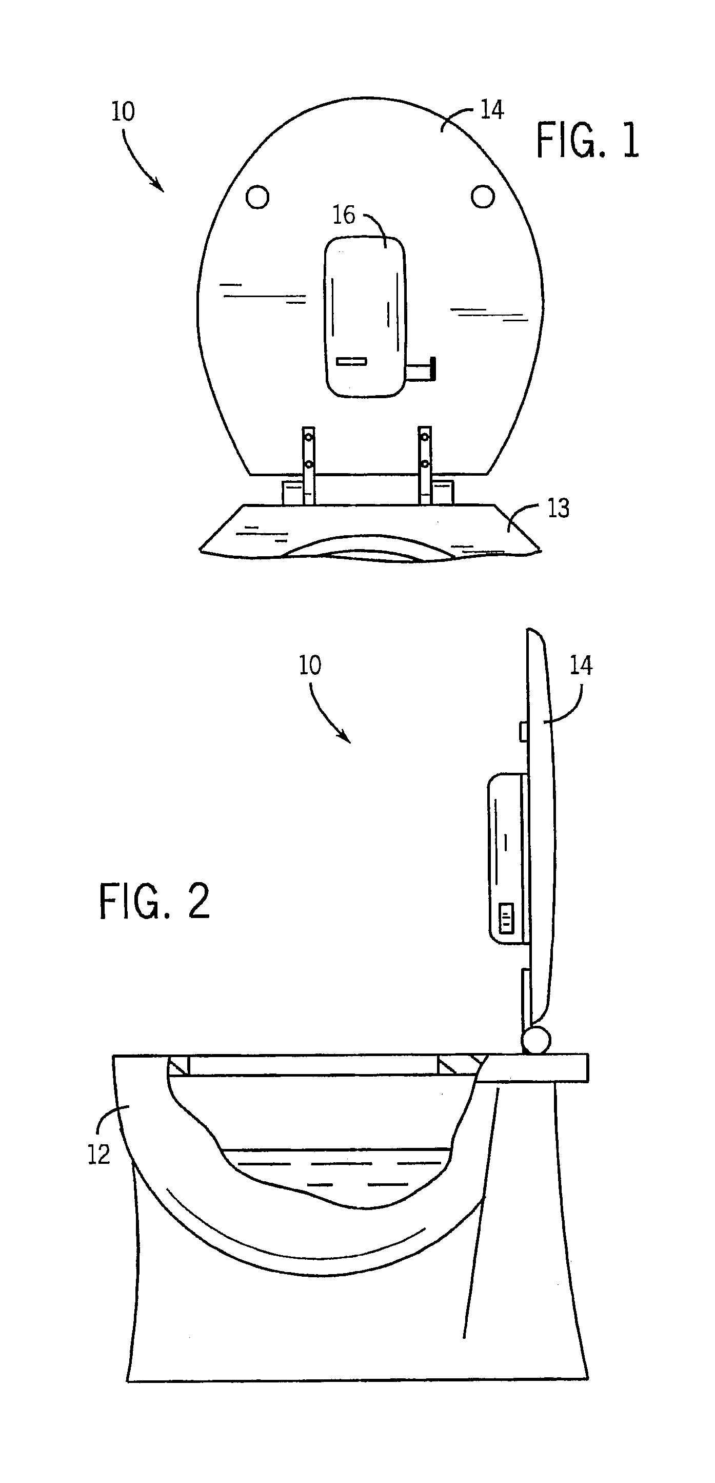 Toilet bowl treating assembly