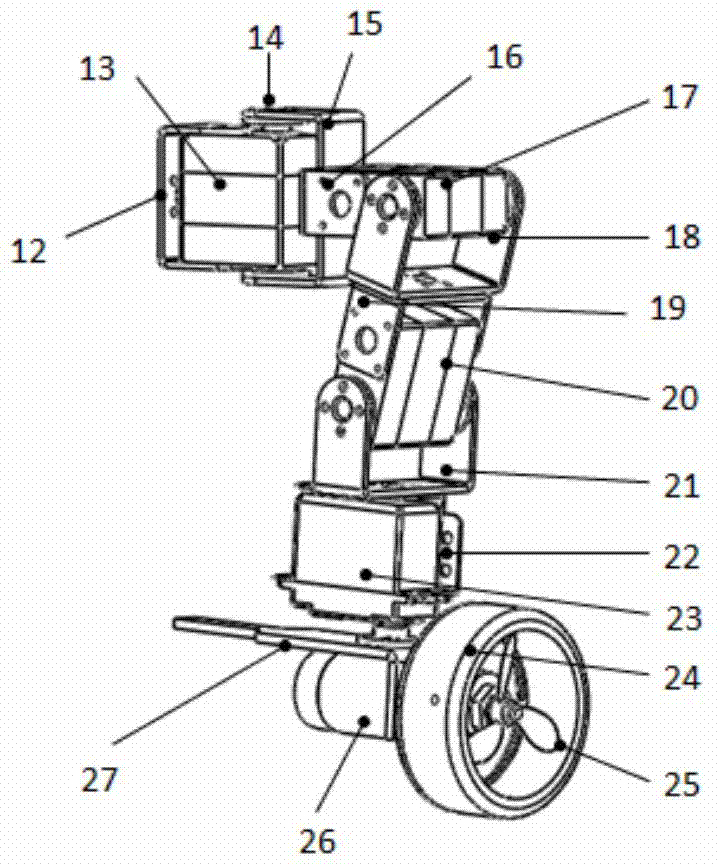 Amphibious robot with transformable structure