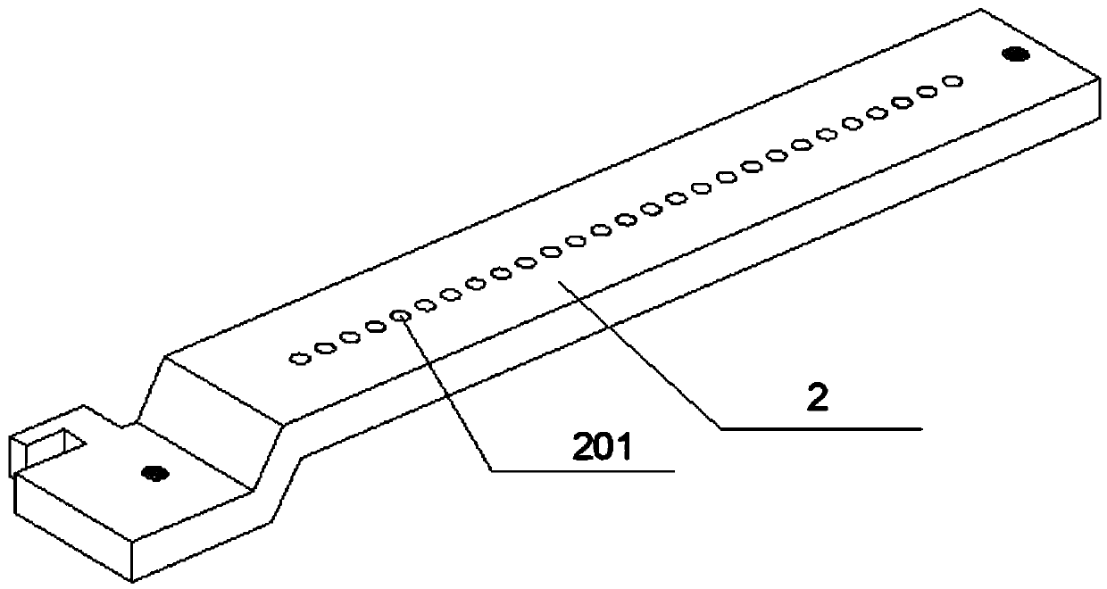 Delivery device with clamping function for production of electronic connectors