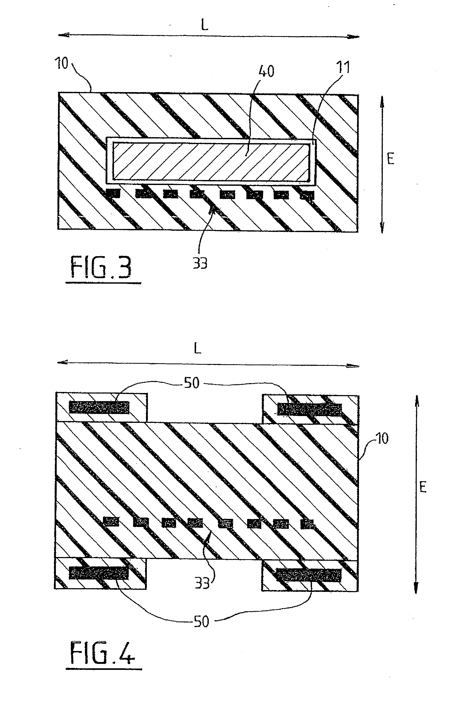 Multiple electrode lead and a system for deep electrical neurostimulation including such a lead