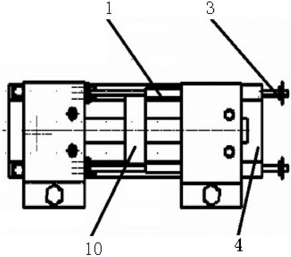 Pipeline liquid phase diffusion welding clamping centering device