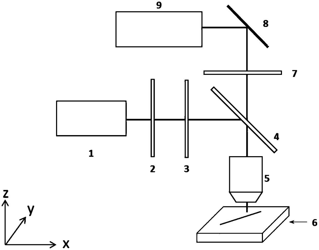 Device and method for measuring repolarization rate of one-dimensional material