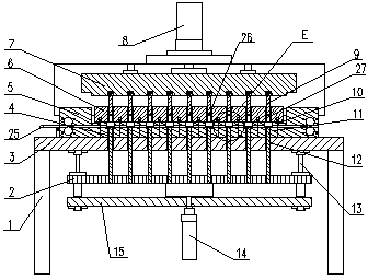 Automatic leading wire inserting device for paper tube