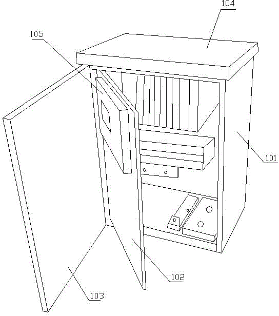 Power distribution automation monitoring terminal inner module extraction adjustment installation mechanism