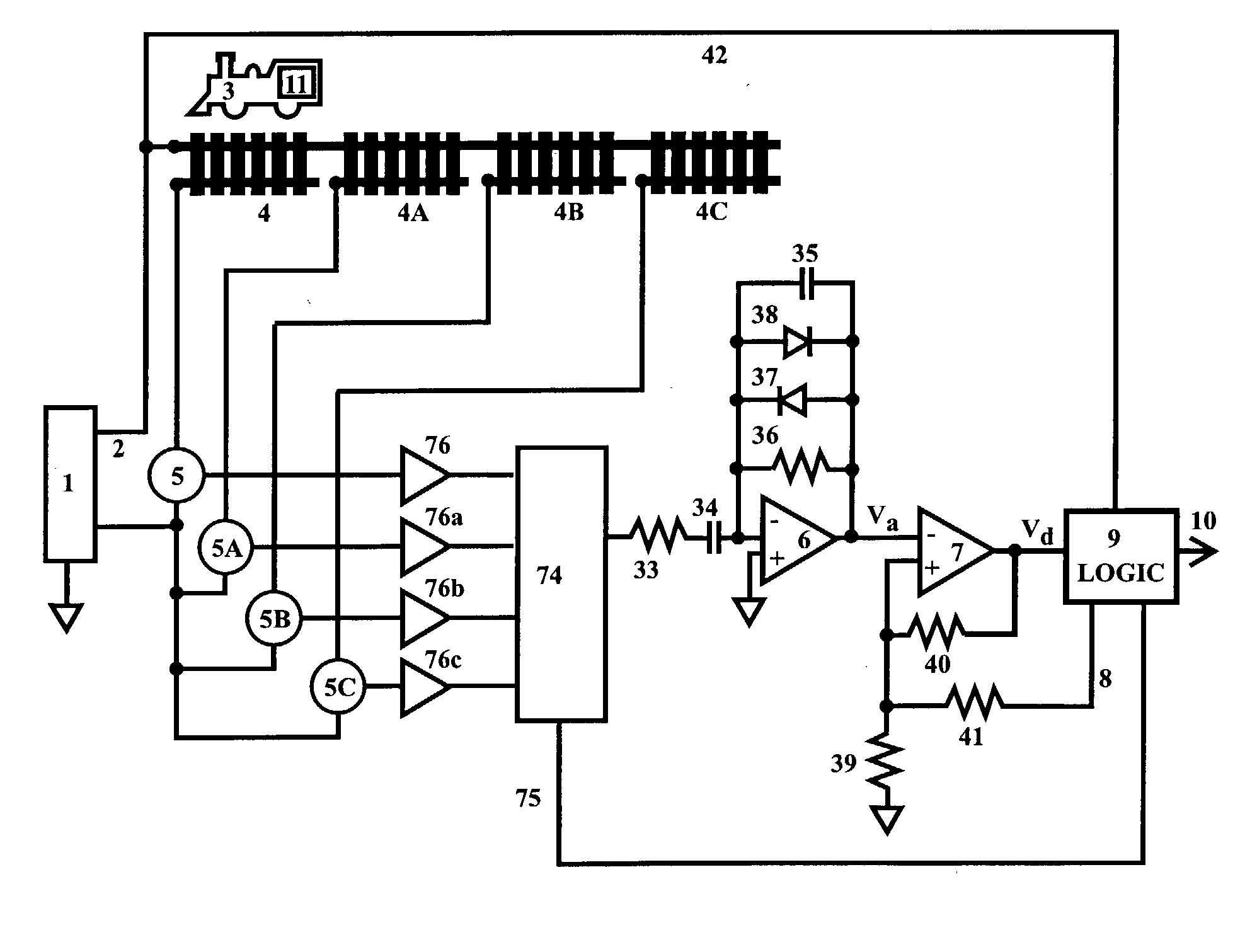 Model railroad occupancy detection equipment