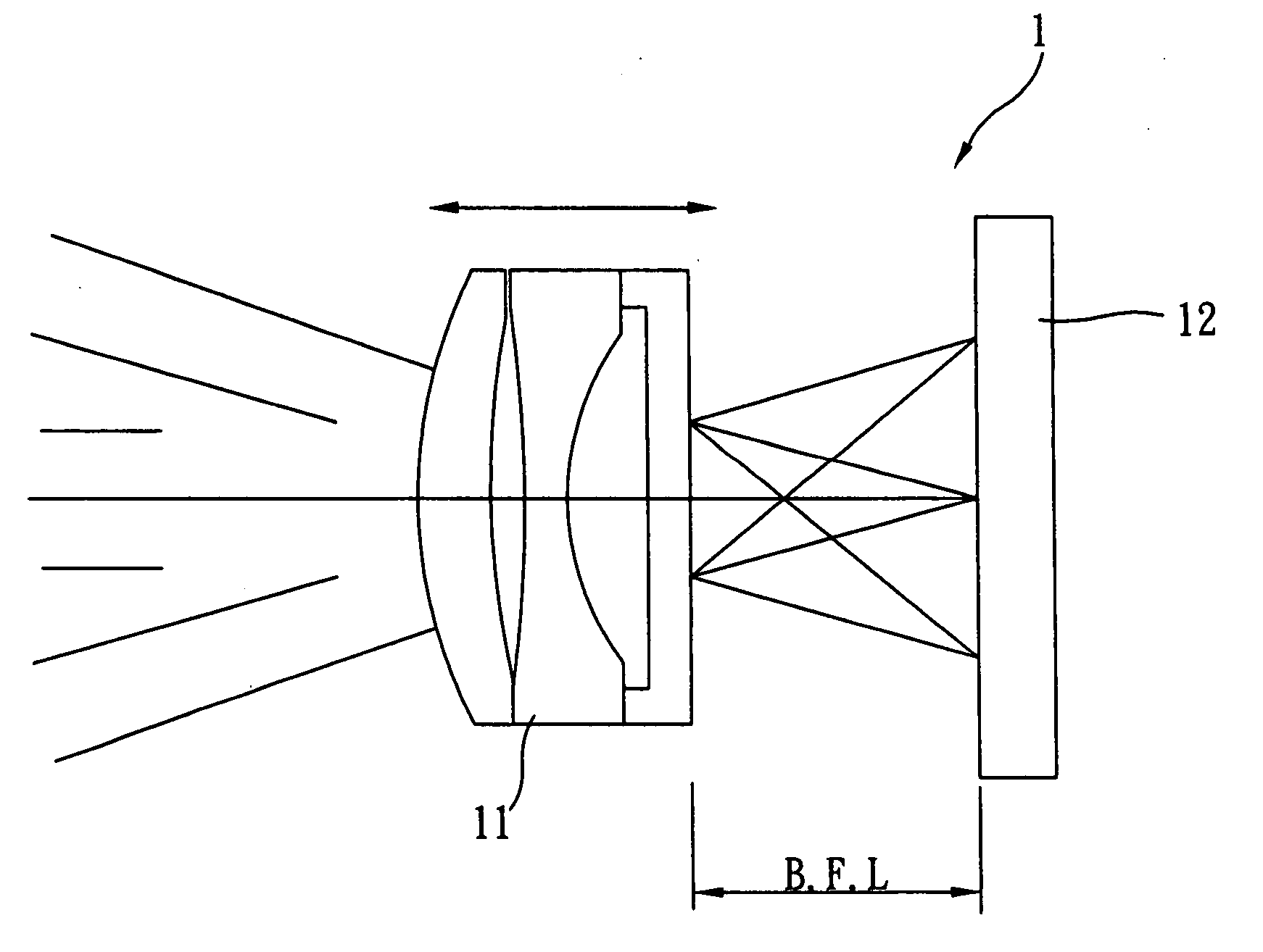 Auto-focusing device with voice coil motor for position feedback and method for using same