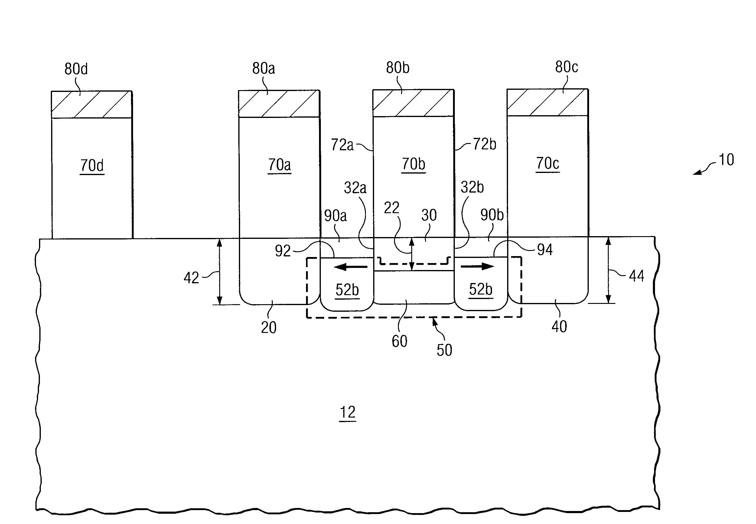 Method for applying a stress layer to a semiconductor device and device formed therefrom