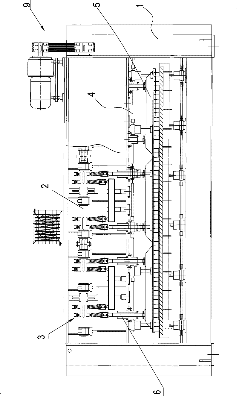 Eccentric connecting component and needling machine with same