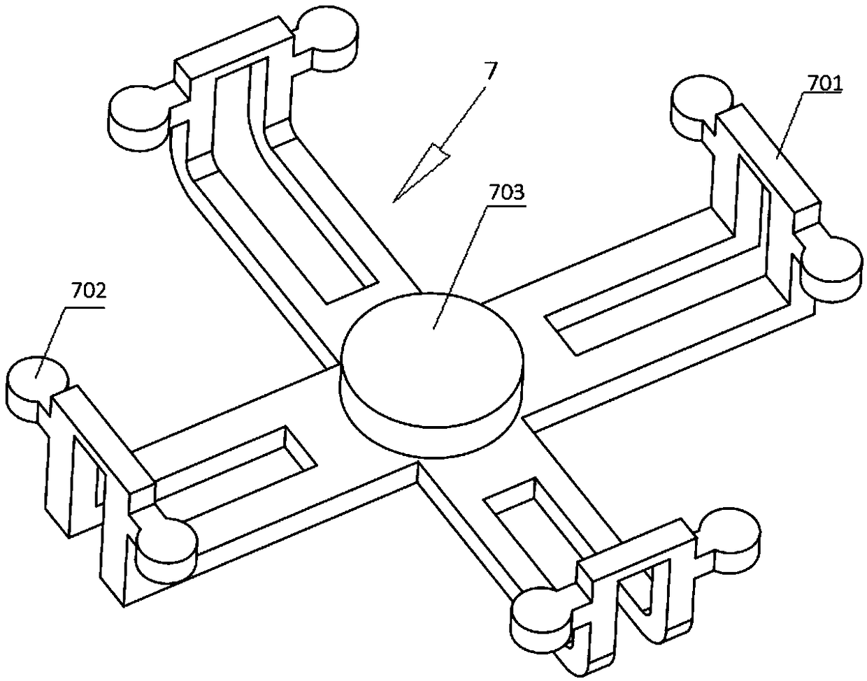 Delayed expansion mechanism for folding rudder sheets of small missile