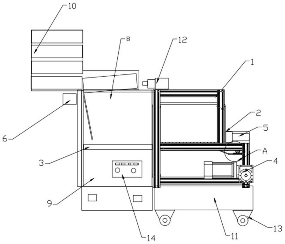 A non-destructive conveying device and its working method