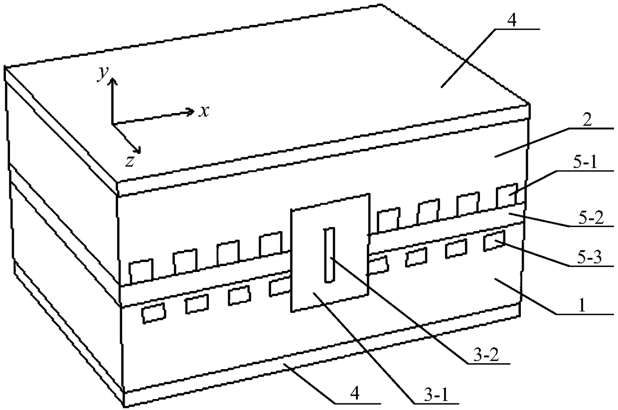 A high-power semiconductor laser based on PT Bragg reflection waveguide and a preparation method thereof