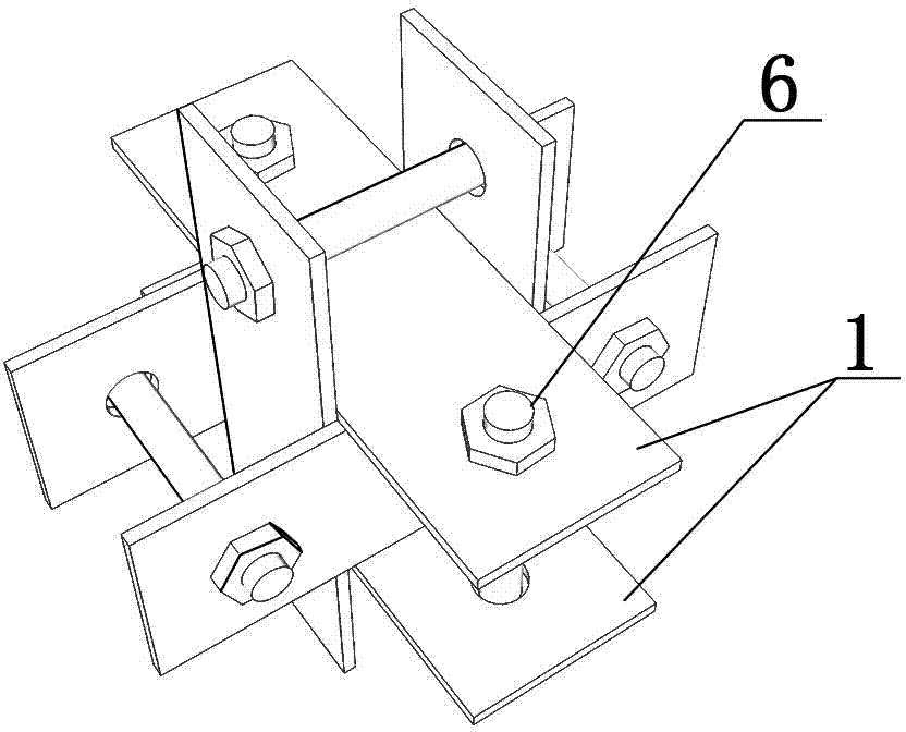 Combination palace lattice scaffold and installing and dismantling method thereof