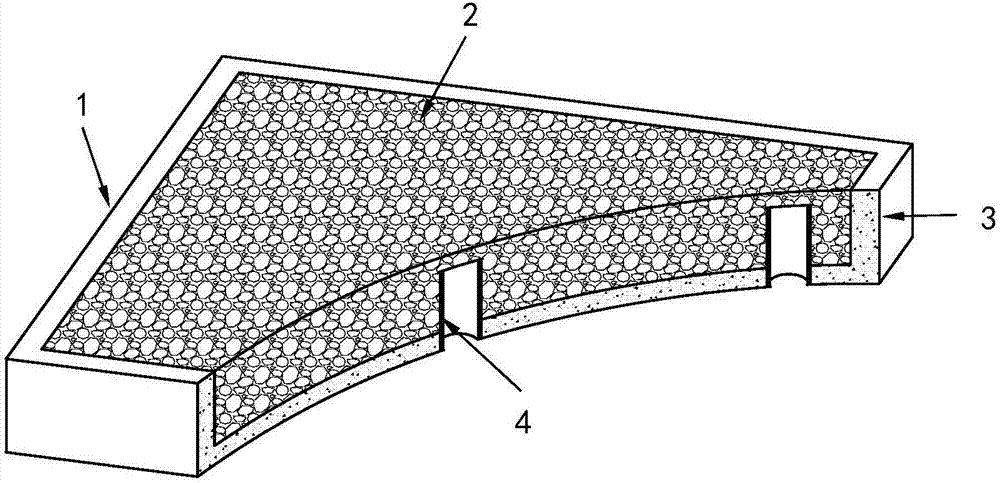 Pavement brick capable of cutting off water at first and then permeating water and preparation method thereof