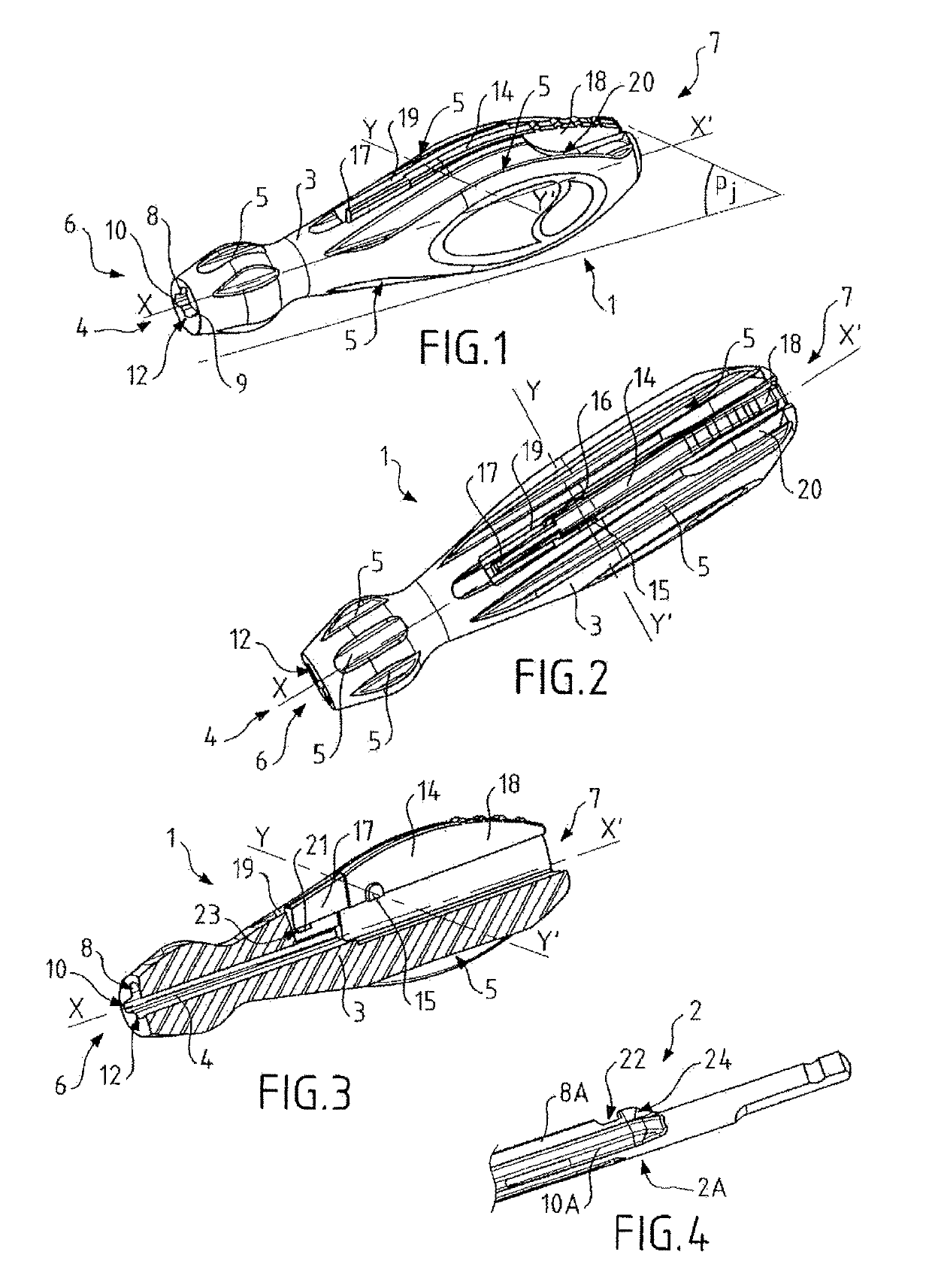 Gripping handle for a surgical tool, and method and machine for producing such a gripping handle