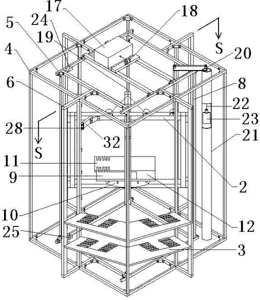 Octahedral stereo garage