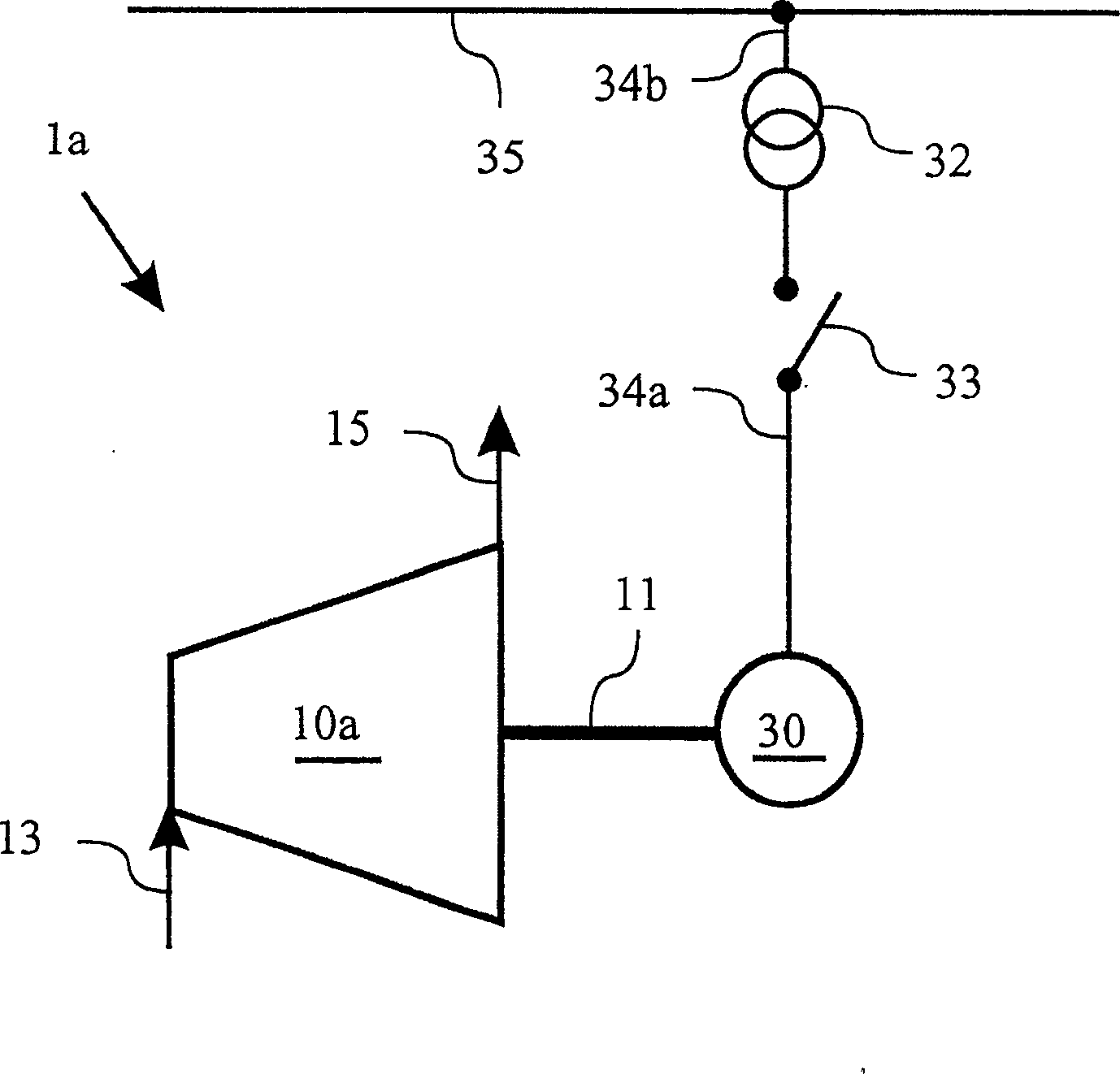 Generator system and method for operating such a system