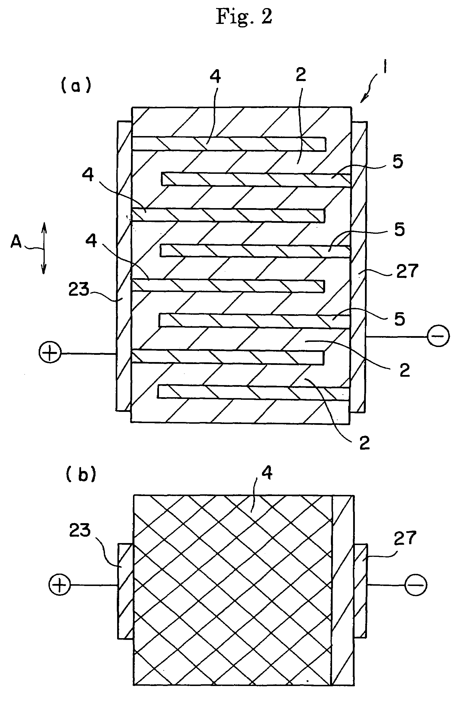 Multilayer piezoelectric devices and method of producing same