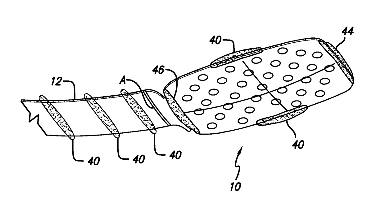 Flexible circuit electrode array with wire or film support