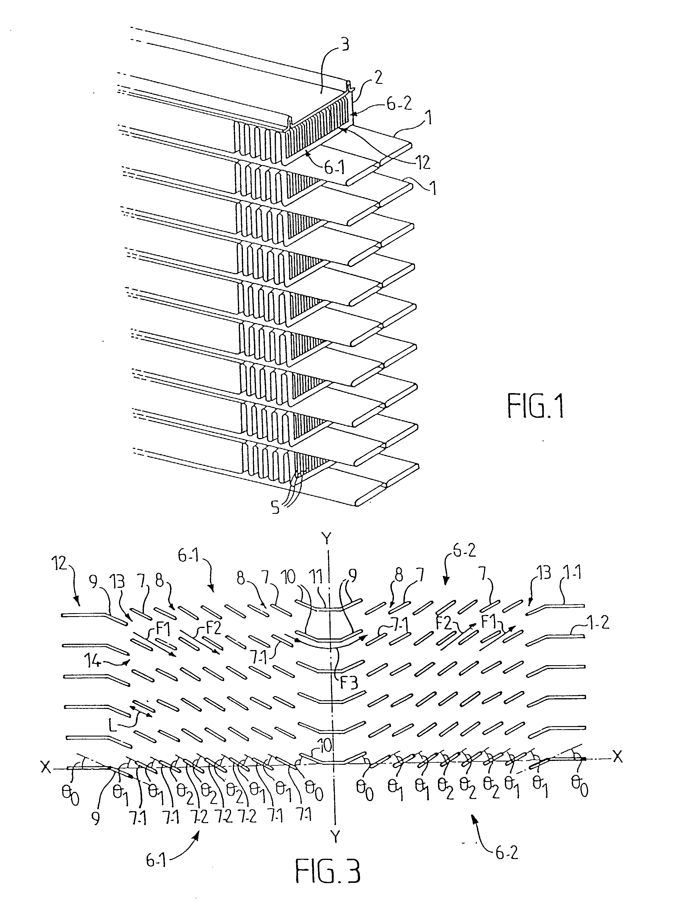 Metallic cooling fin for a heat exchanger, especially for a motor vehicle