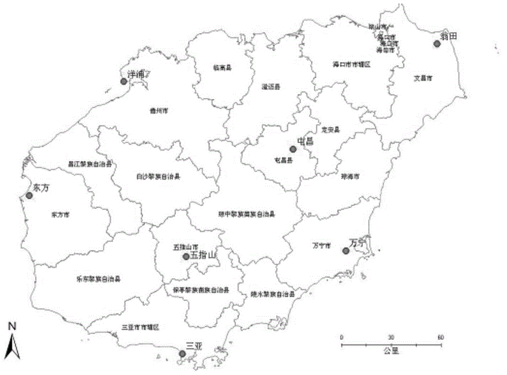 Calculation method for large-area region cloud-to-ground lightning density based on improved grid method