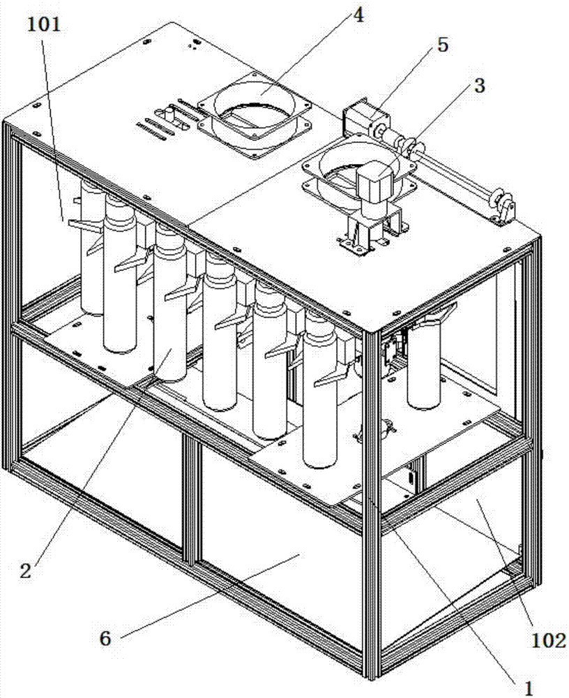 An intelligent storage machine for fully automatic umbrellas