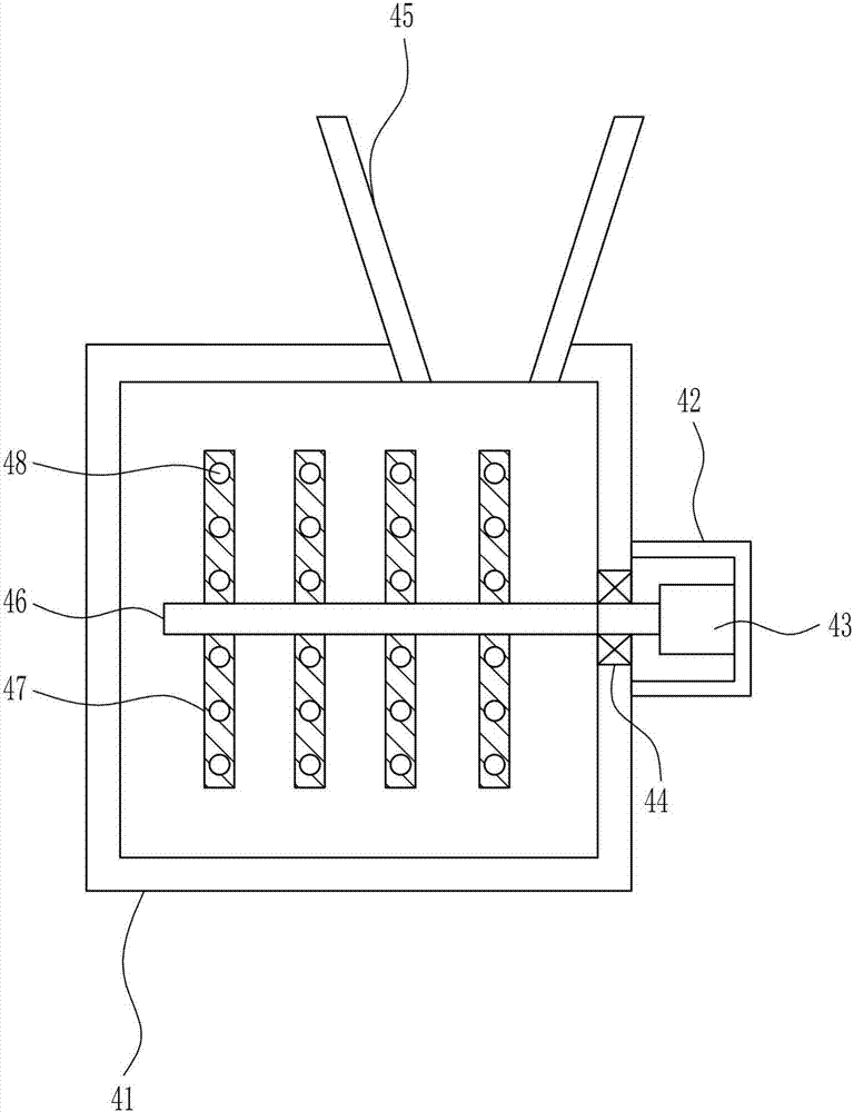 Coating spraying device for parts of agricultural machinery