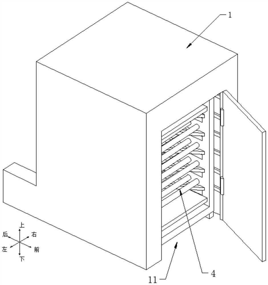 Fireproof door core plate constant-temperature room control system