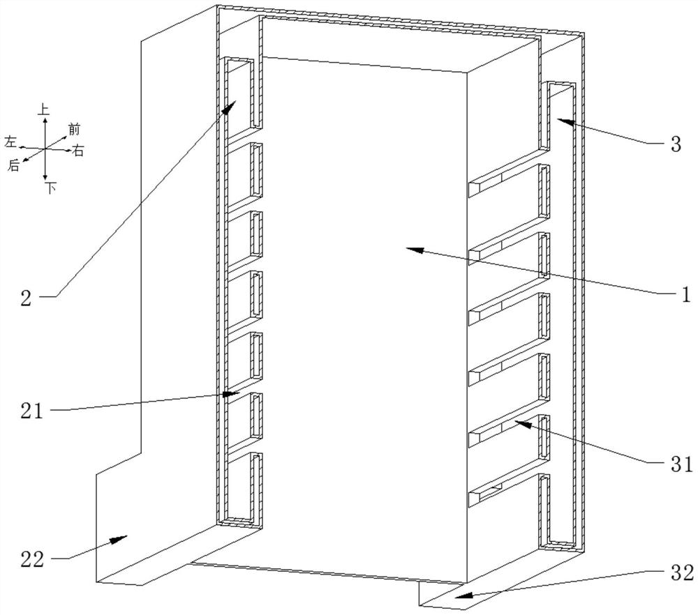 Fireproof door core plate constant-temperature room control system