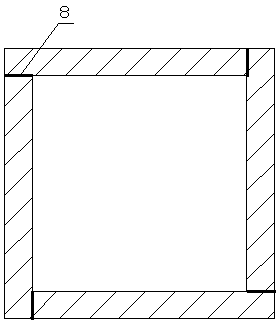 High-temperature dust removal and denitration integrated purifying ceramic filter element flange and preparation technology thereof