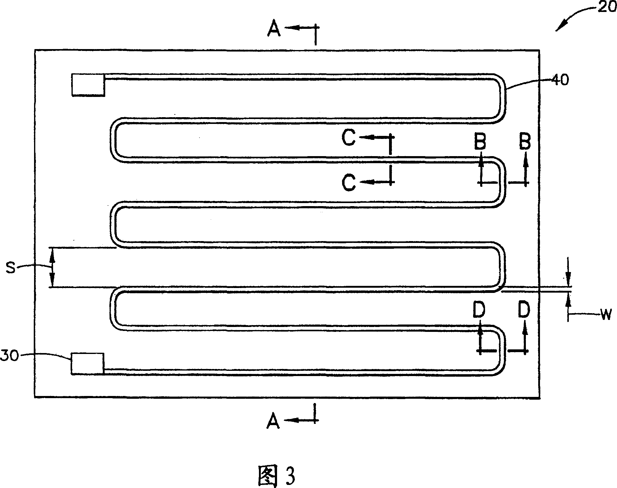 Variable watt density layered heater