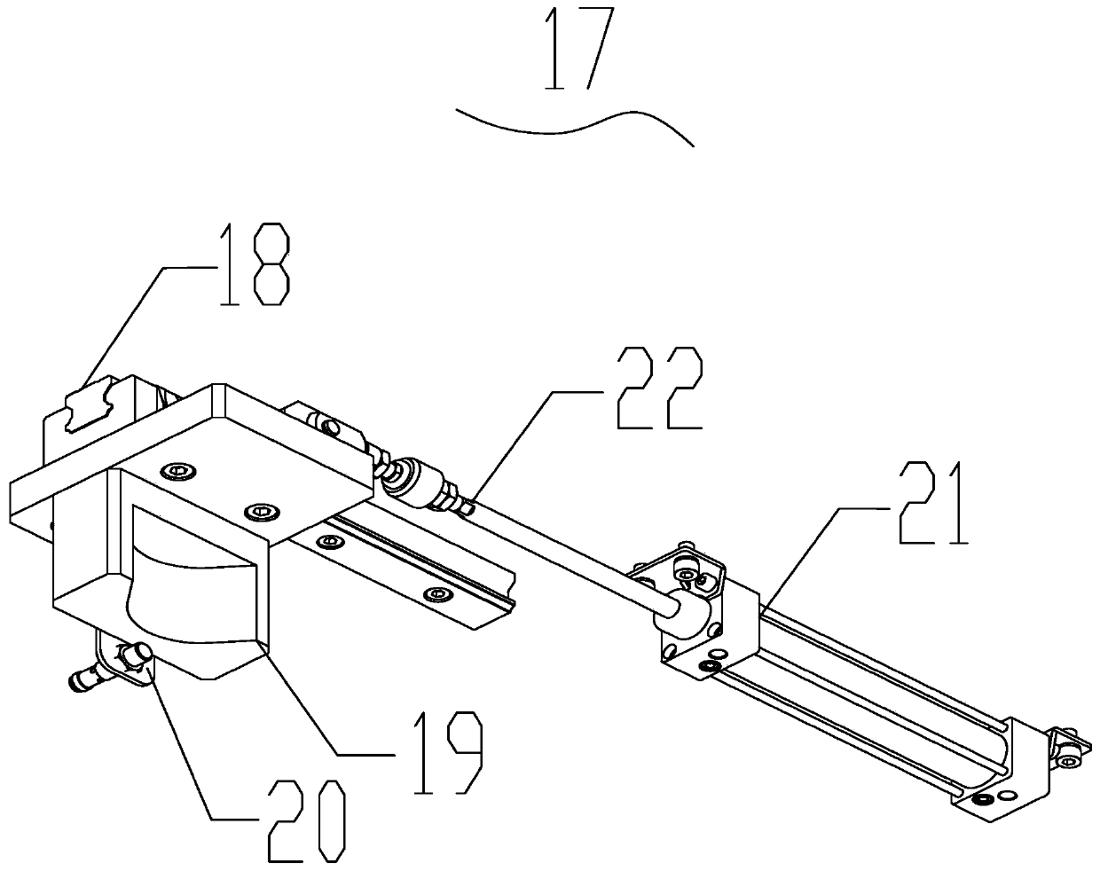 Air expansion shaft transferring mechanism, air expansion shaft circulating mechanism and full-automatic winding machine