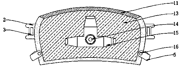 Efficient nonslip brake pad