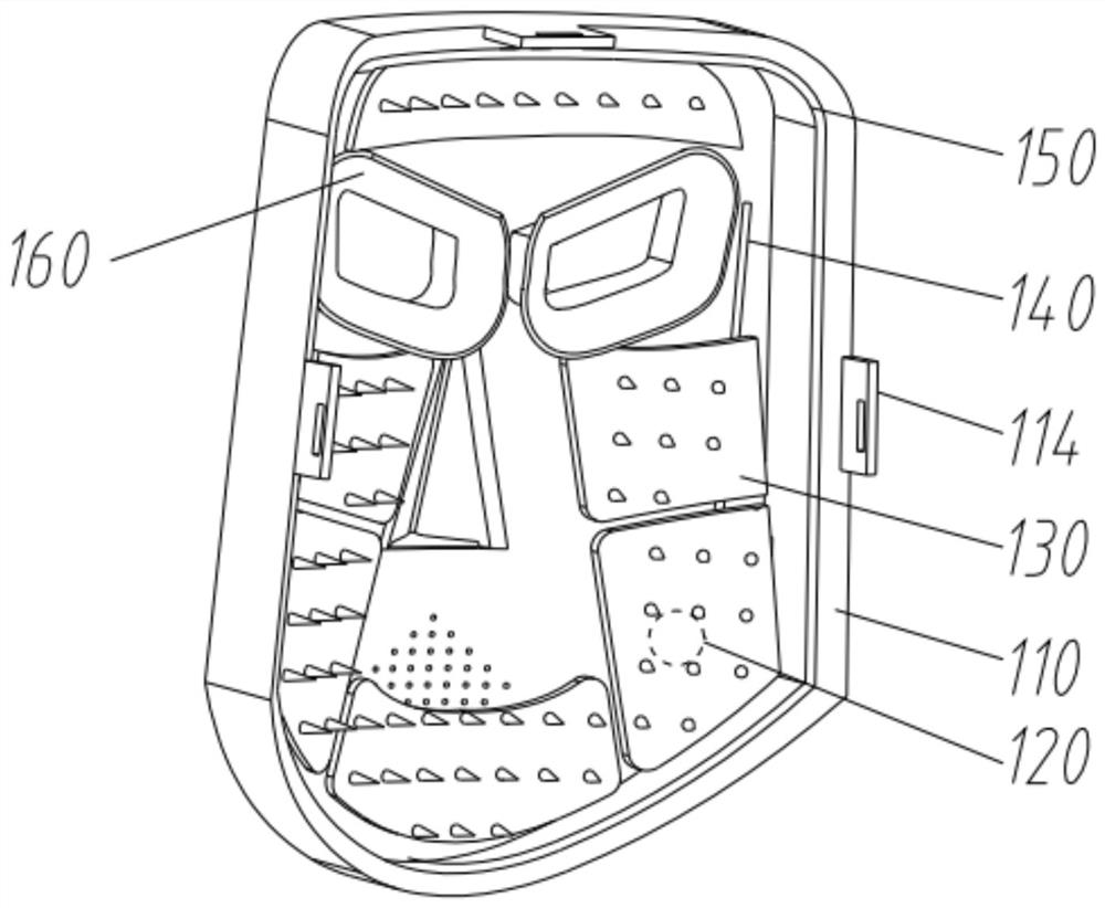 Beauty mask with microneedle structure